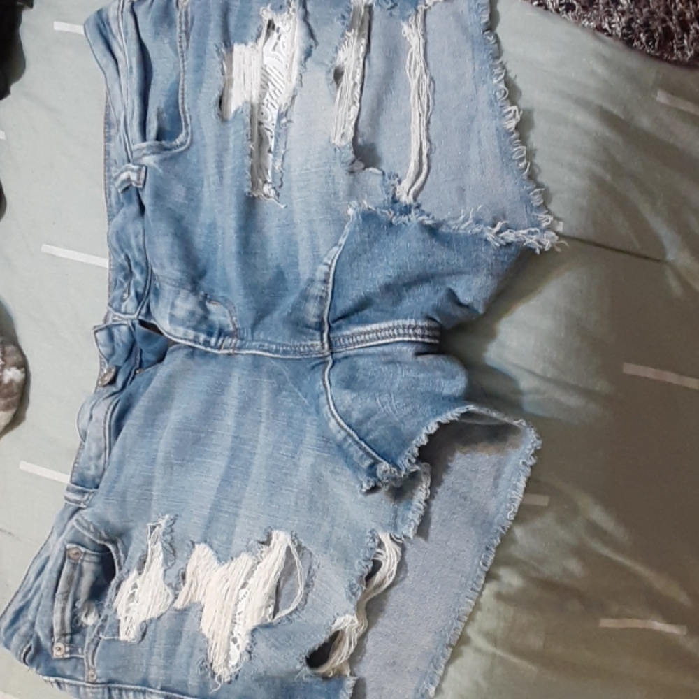 Ripped shorts